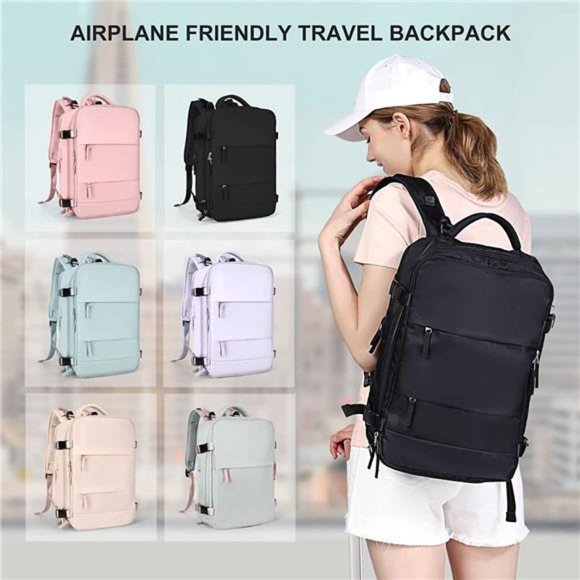 Large Travel Backpack Women Men Carry On Backpack Hiking  Waterproof Outdoor main image 5